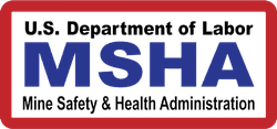 The logo for the u.s. department of labor mine safety and health administration