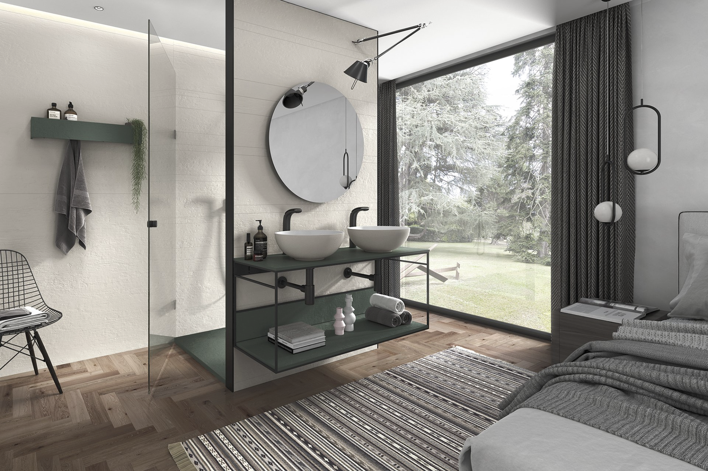 AMB Ethnic designer shower & bathroom