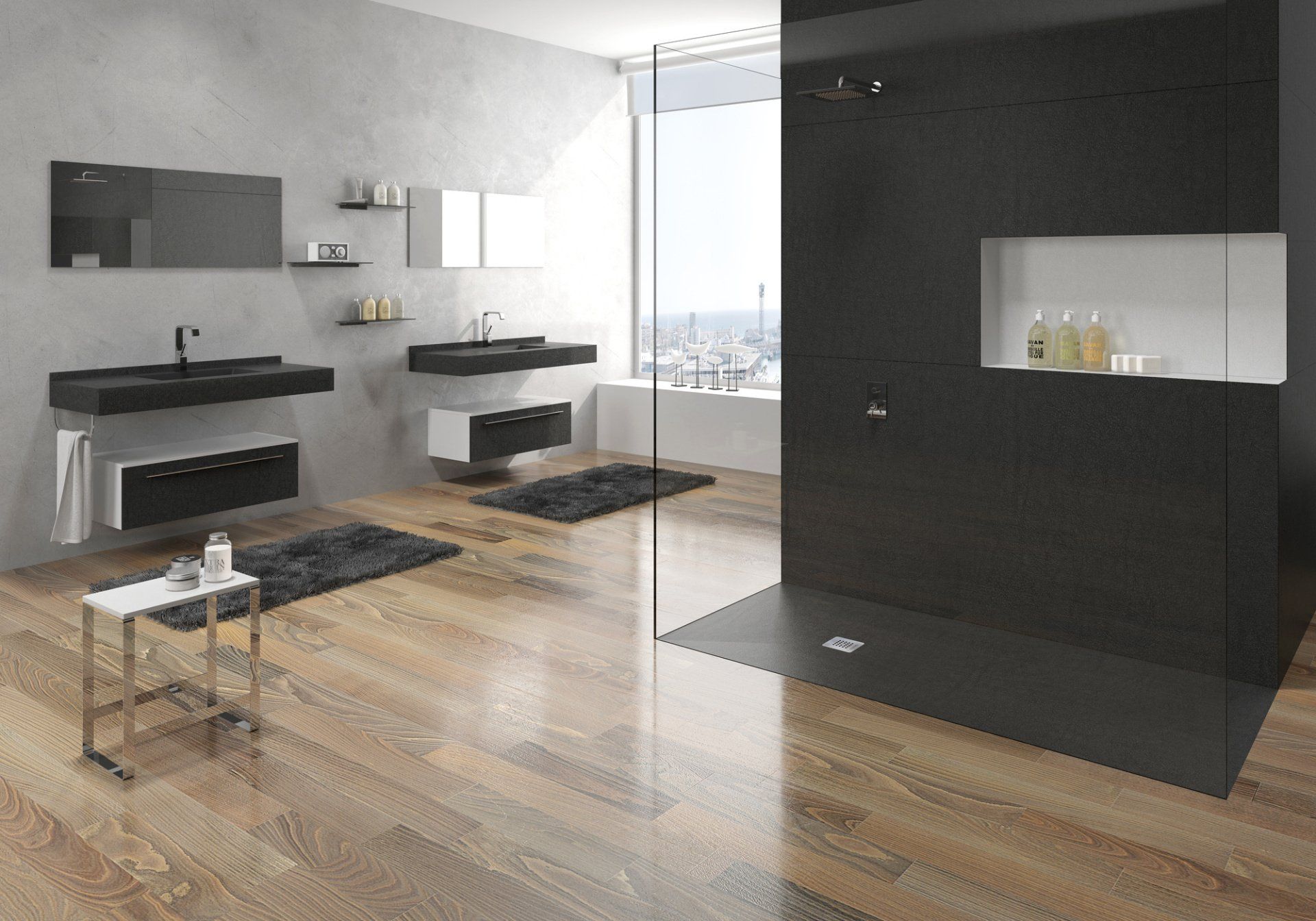 High-end wet room