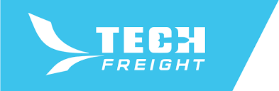 Logo for Tech Freight, featuring the word