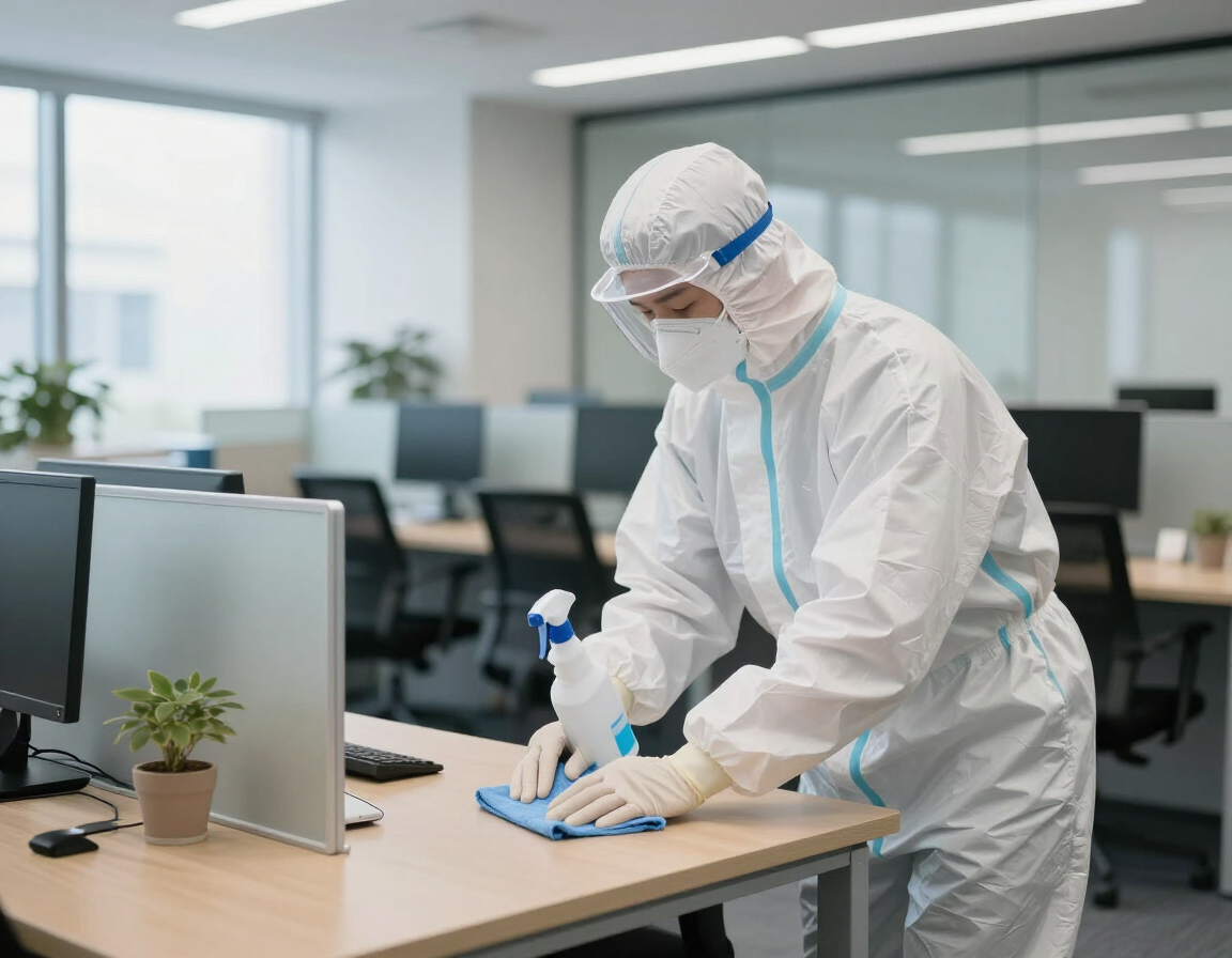Sanitización profesional en institución