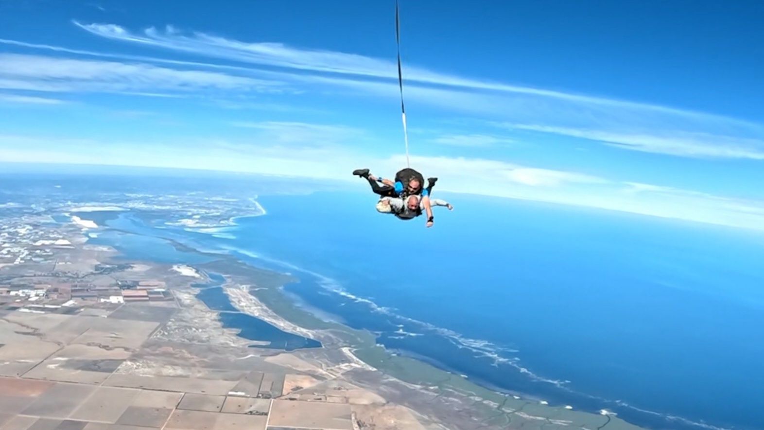 Tandem skydive at Lower Light drop zone