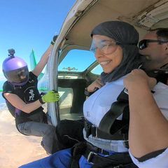 Adelaide Skydiving Centre people and plane