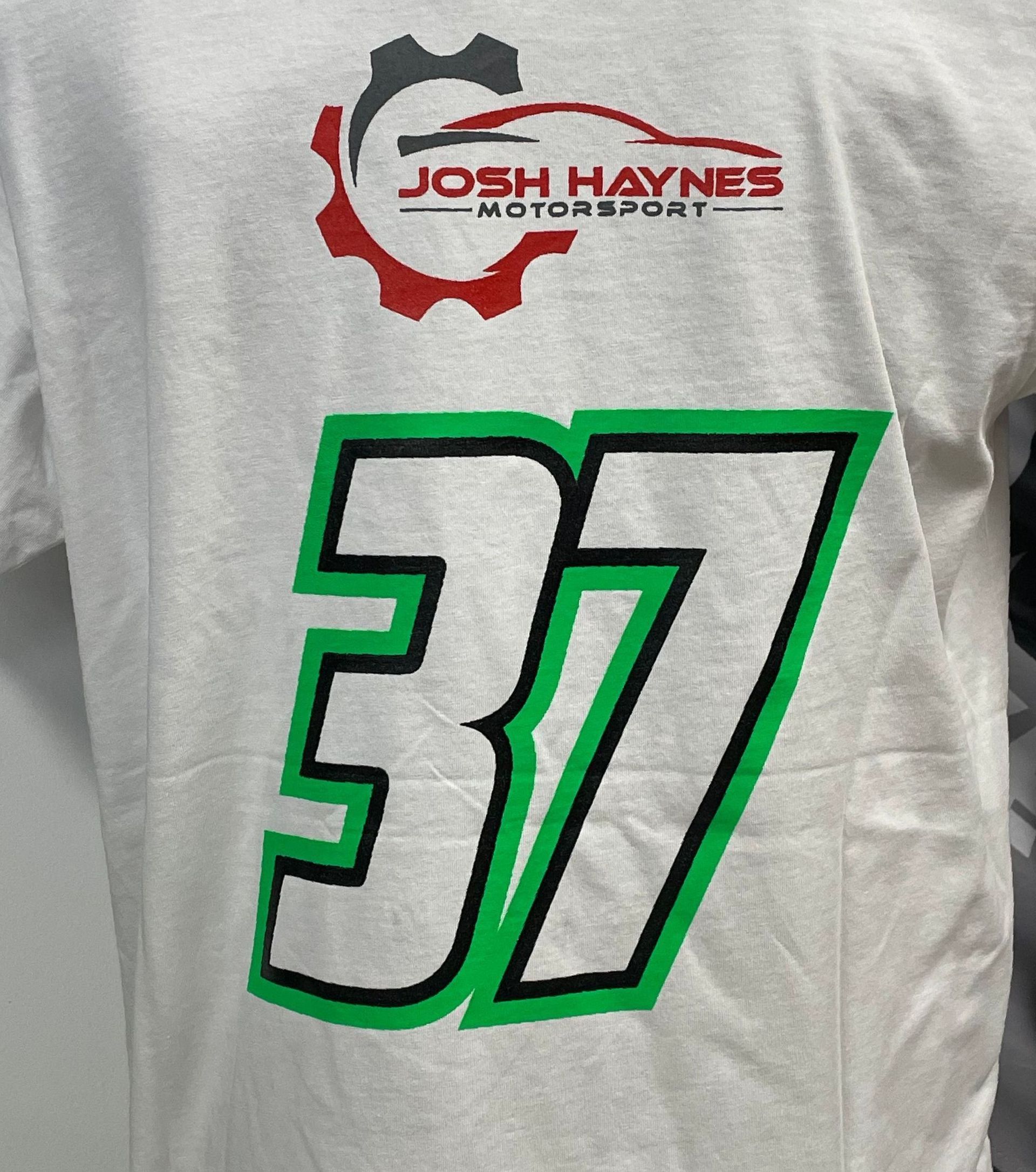 Motor Sport logo on T shirt, producing high-quality prints — Screen Printer in Dubbo, NSW