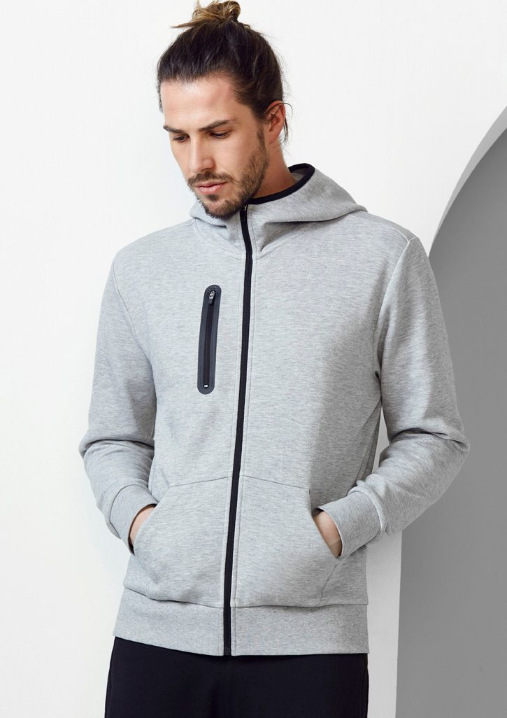 Man Wearing a Light Grey Hoodie — Screen Printer in Dubbo, NSW