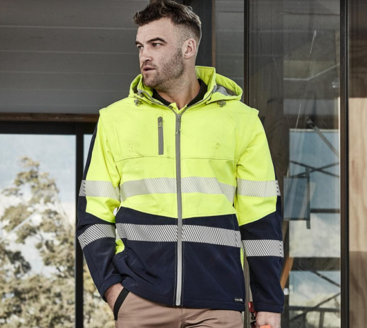 Model Showcasing Tradie Outfit — Screen Printer in Dubbo, NSWModel Showcasing Tradie Outfit — Screen Printer in Dubbo, NSW