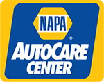 NAPA AutoCare Center logo in blue and yellow