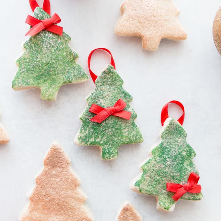 Cookie cutter Christmas ornament