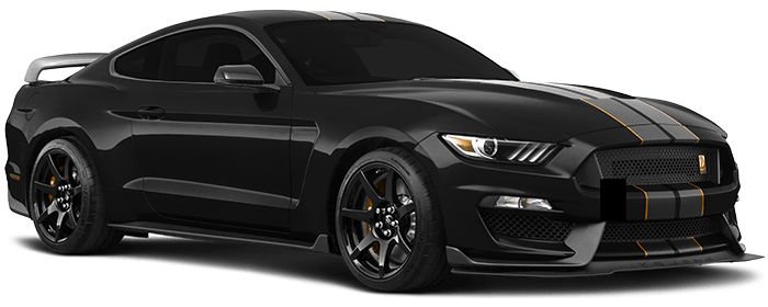 black car with window tinted