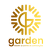 A logo for garden resort and centro de convencoes