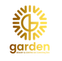 A logo for garden resort and centro de convencoes