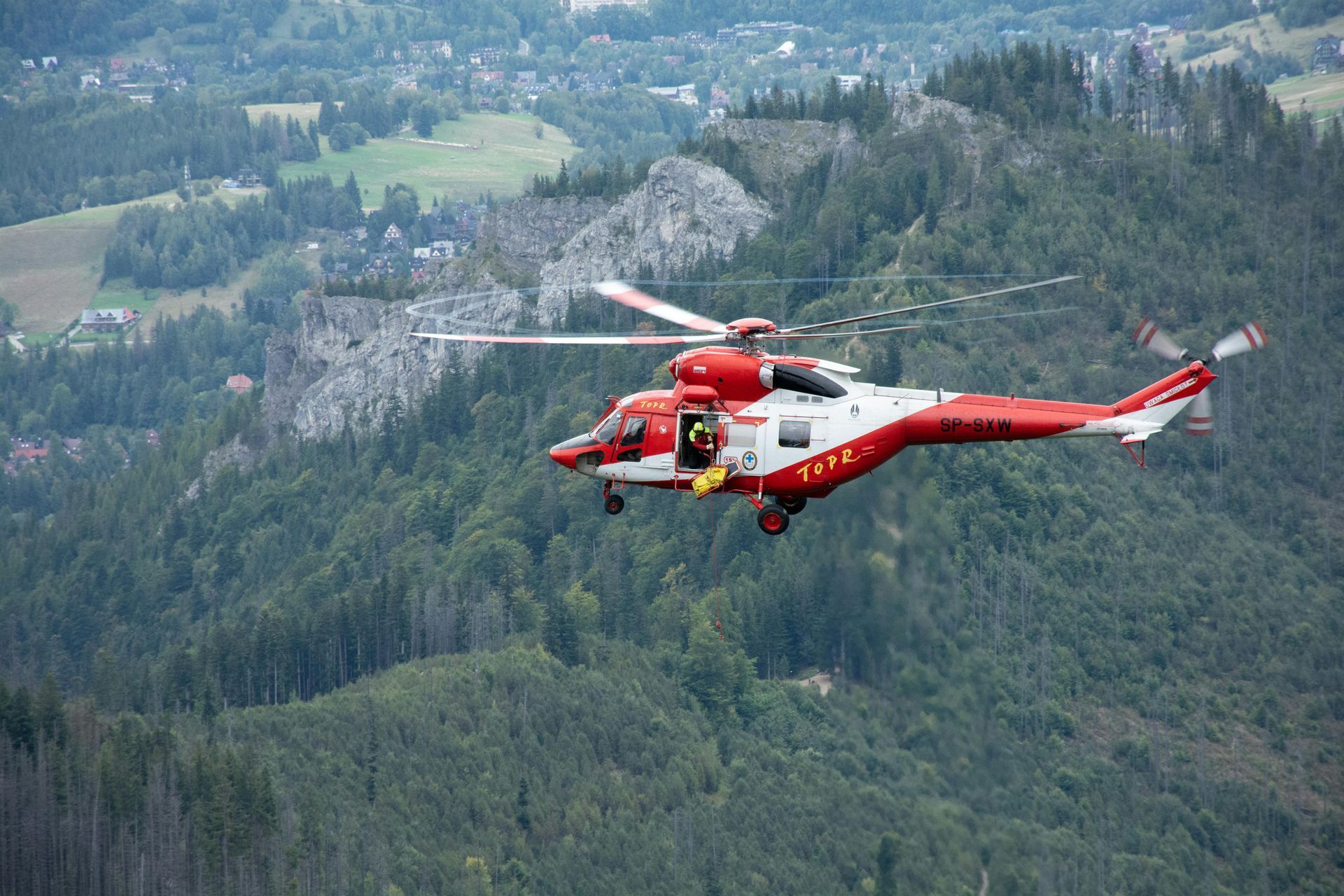 Aerial rescue and fall protection