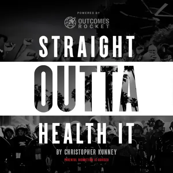 A poster that says straight outta health it