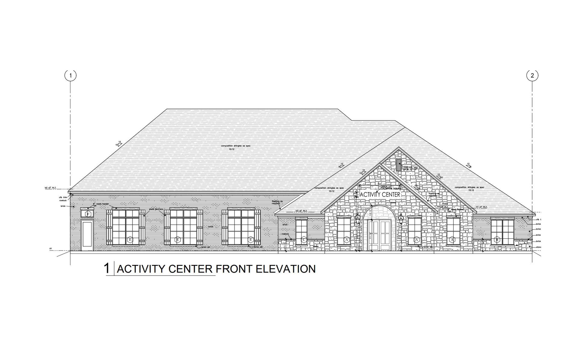 commercial building blueprint design
