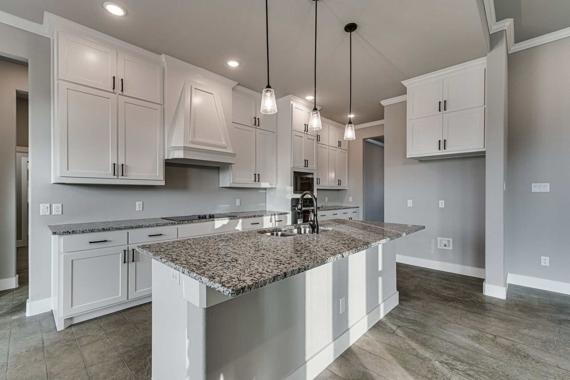 modern kitchen with island North Texas