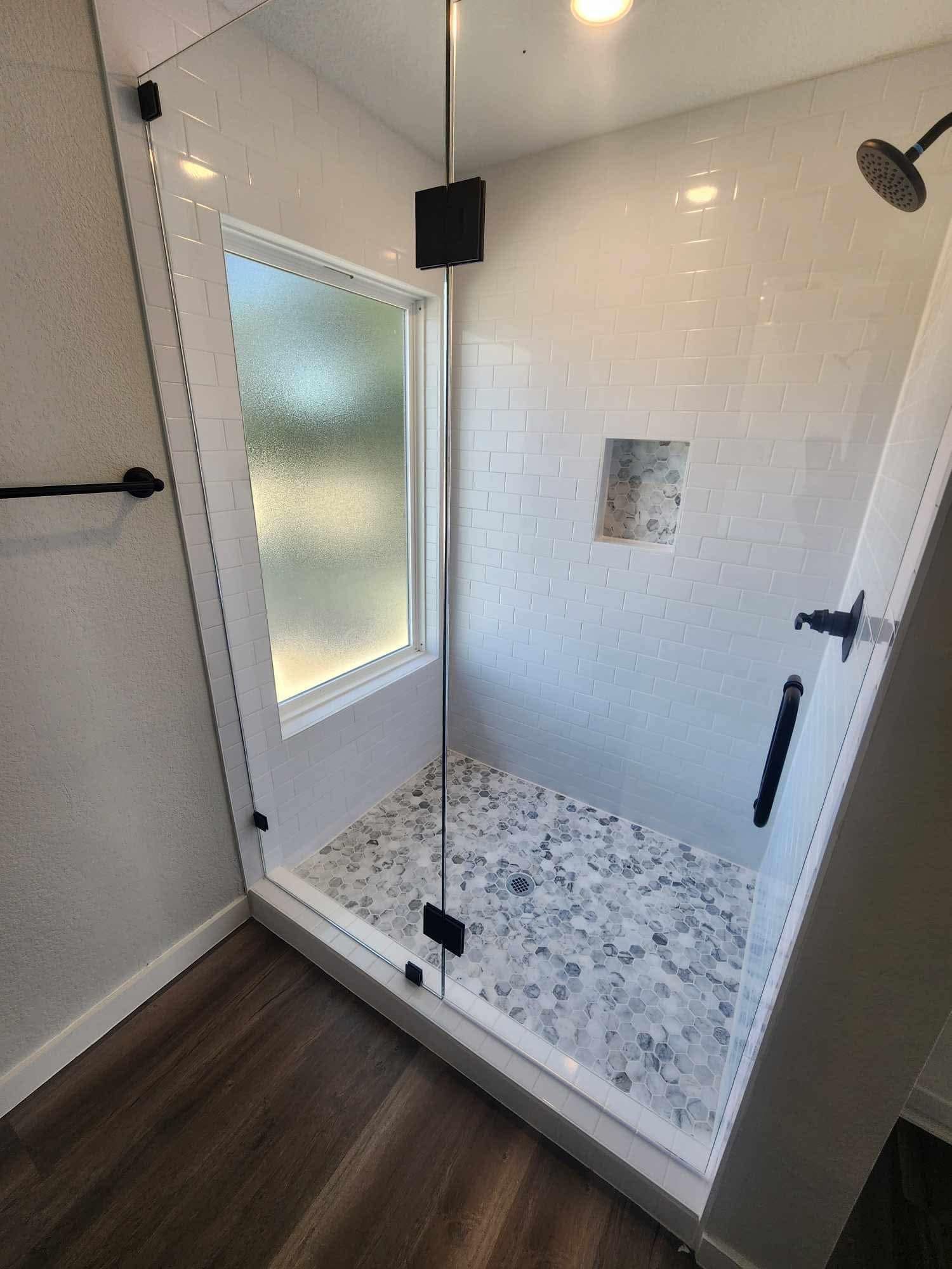 walk-in shower remodel North Texas