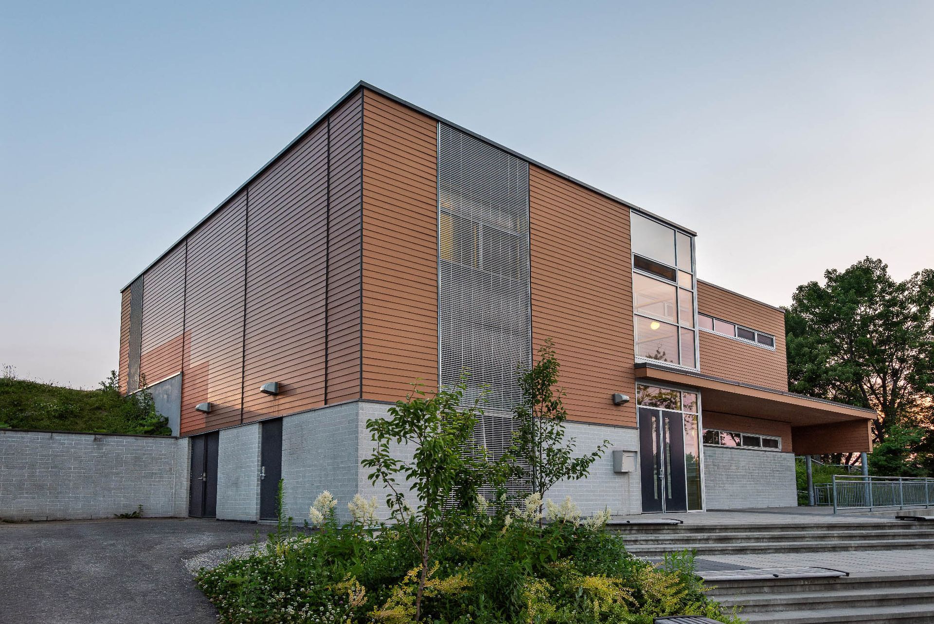 modern commercial building exterior