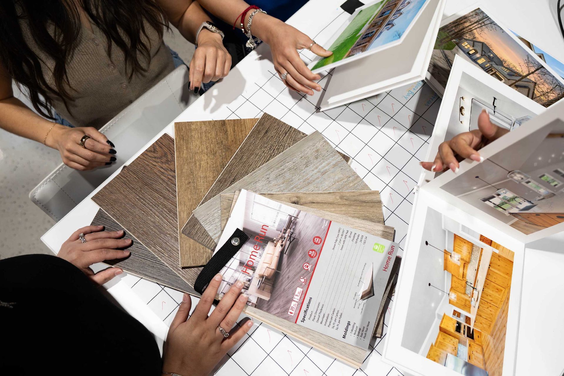 home design planning materials selection