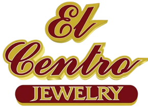 El Centro Jewelry logo in red and gold script on a white background