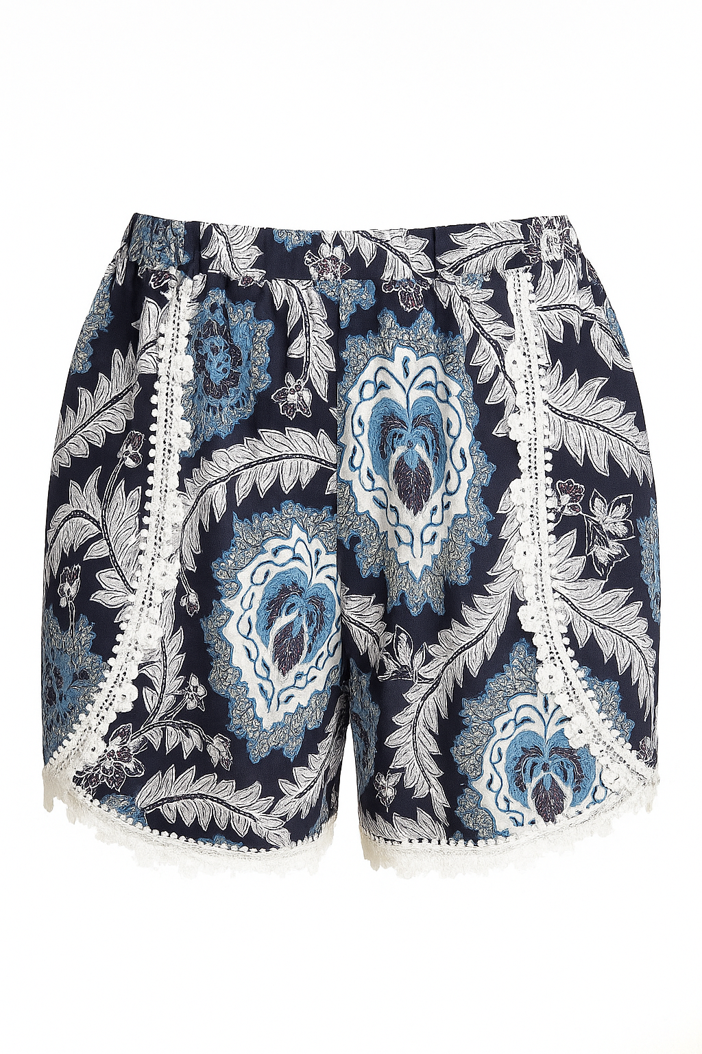 SHORT MUJER AZUL ART