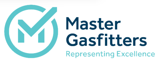 Logo for Master Gasfitters. Text reads