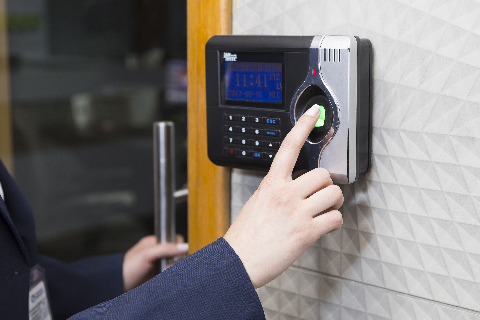 Guarda de seguridadde seguridad de ingreso