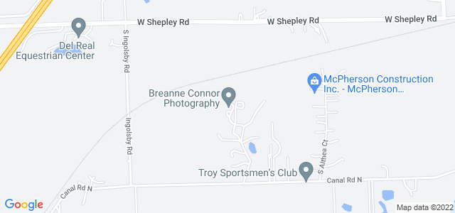 Map of business location