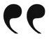 Decorative quotation maDecorative quotation mark icon for commercial testimonialrk icon for testimonial section