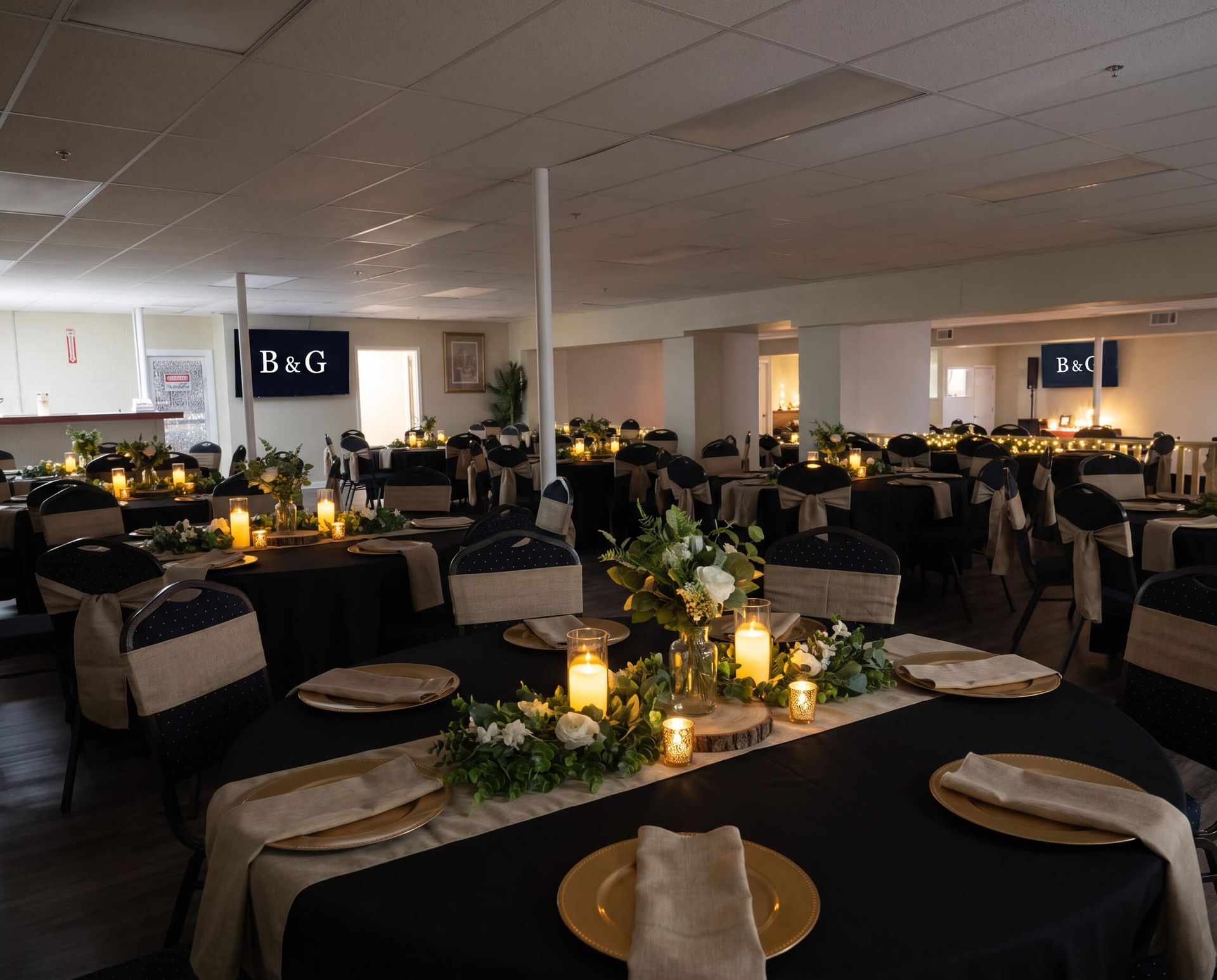 Elegant banquet hall
