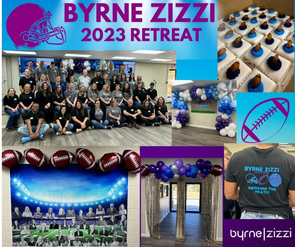A poster for the byrne zizzi 2023 retreat