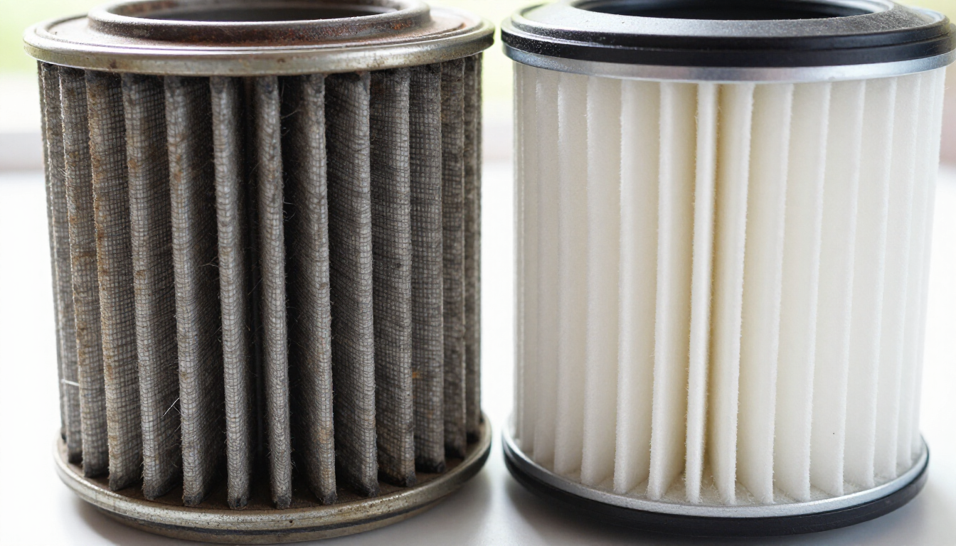 Dirty vs Clean Air Filter