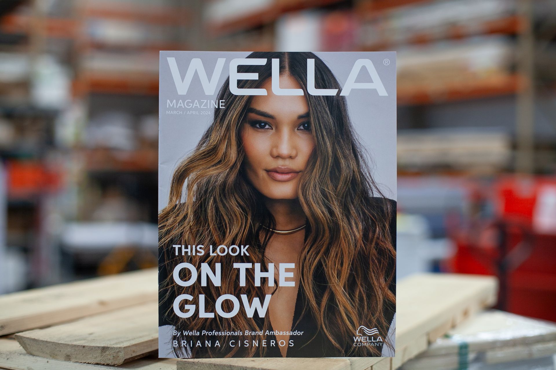 Wella Professionals printed magazine