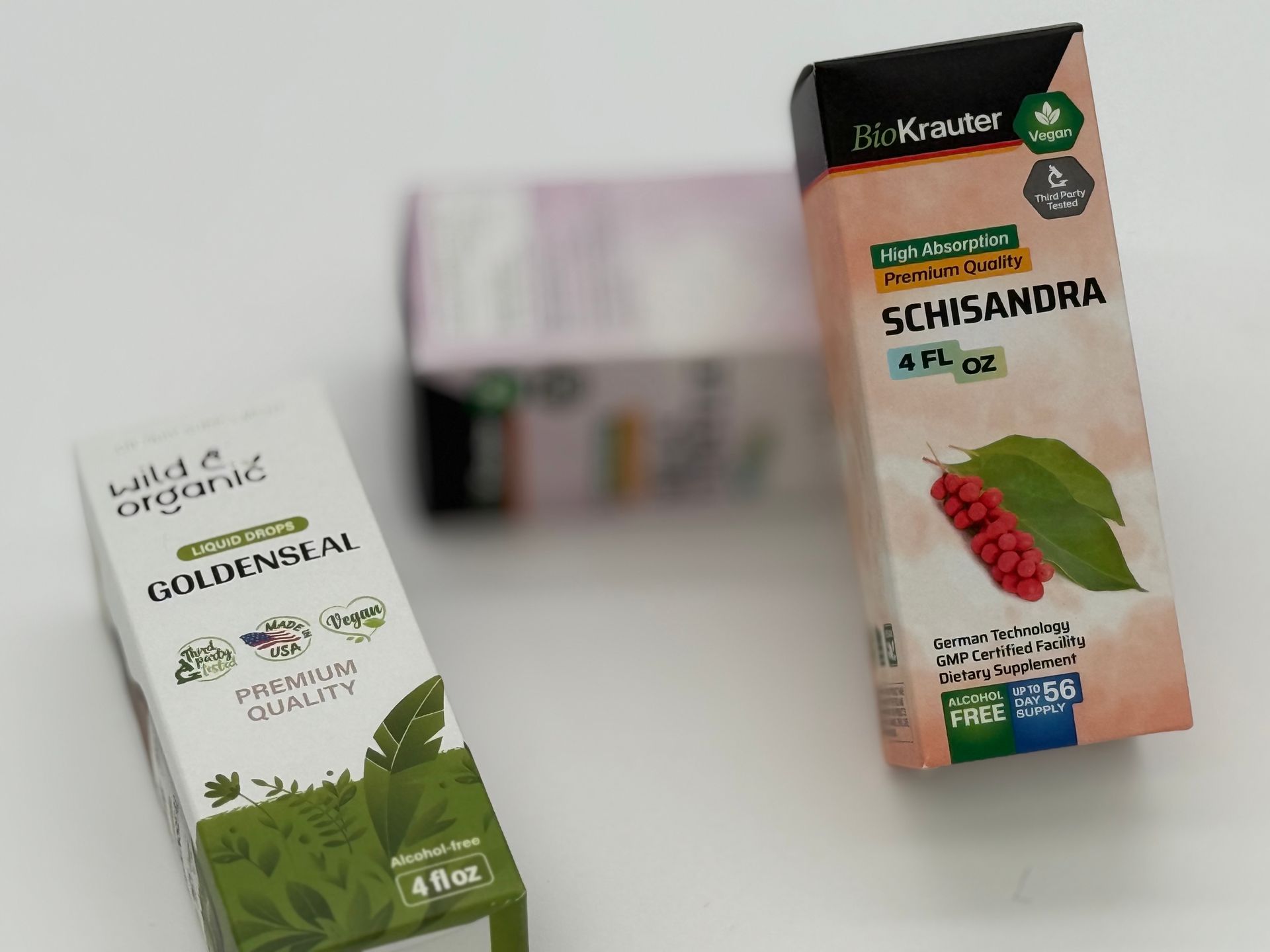 Two supplement boxes: one 