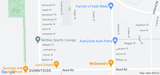Map of business location