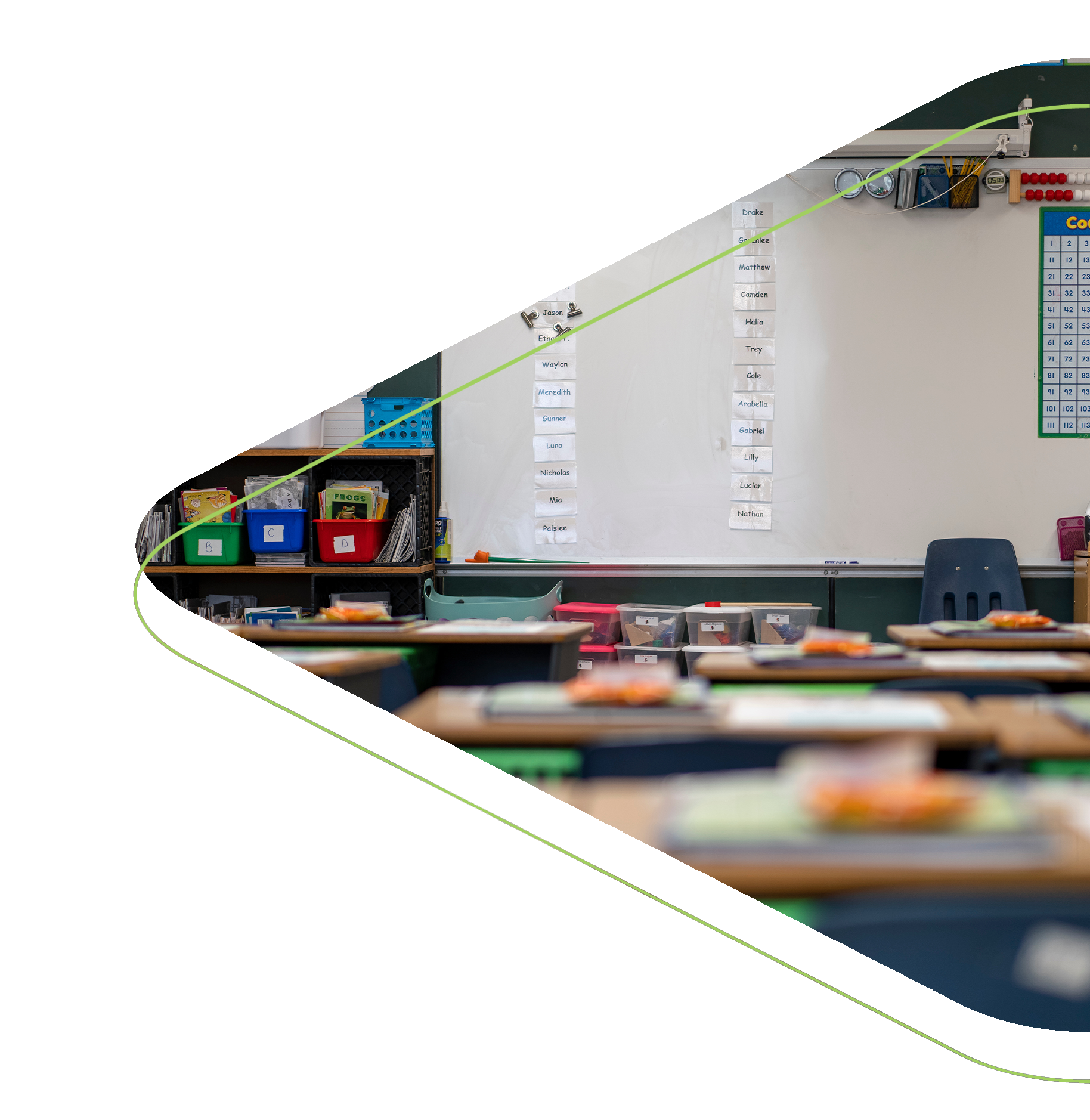 Photo of empty classroom