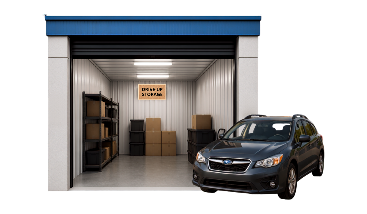 Drive-up storage units in Lawrence, KS