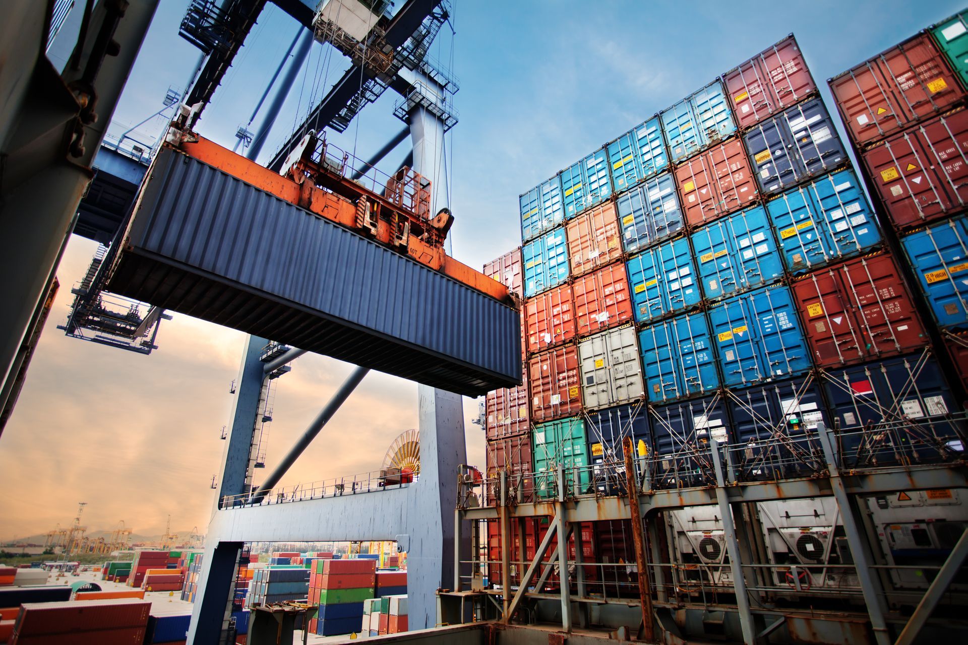 Cargo Ship Containers