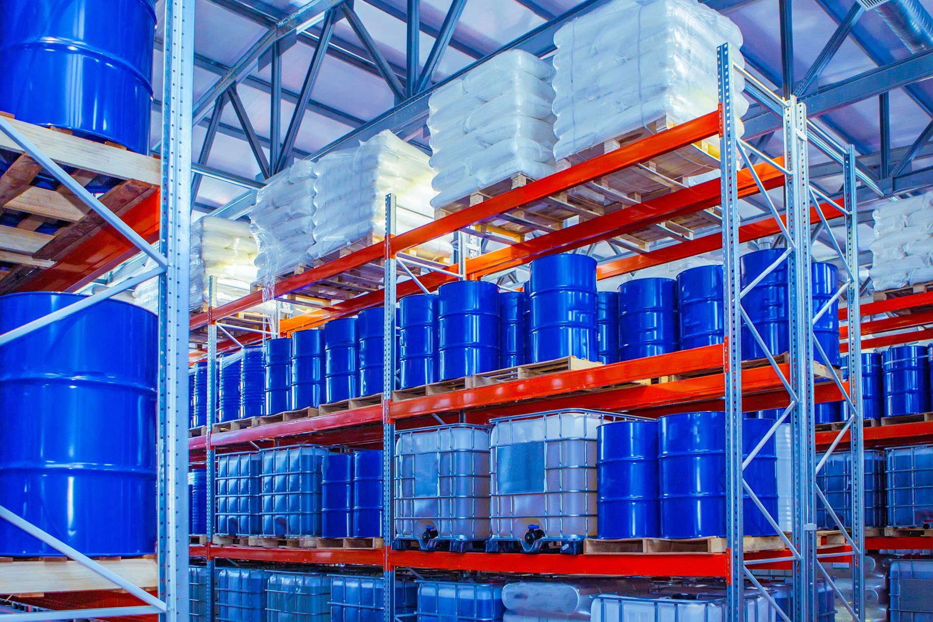 Blue Barrels