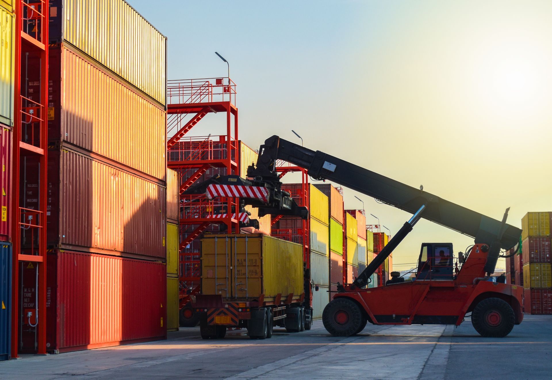 Loading A Cargo Vessel