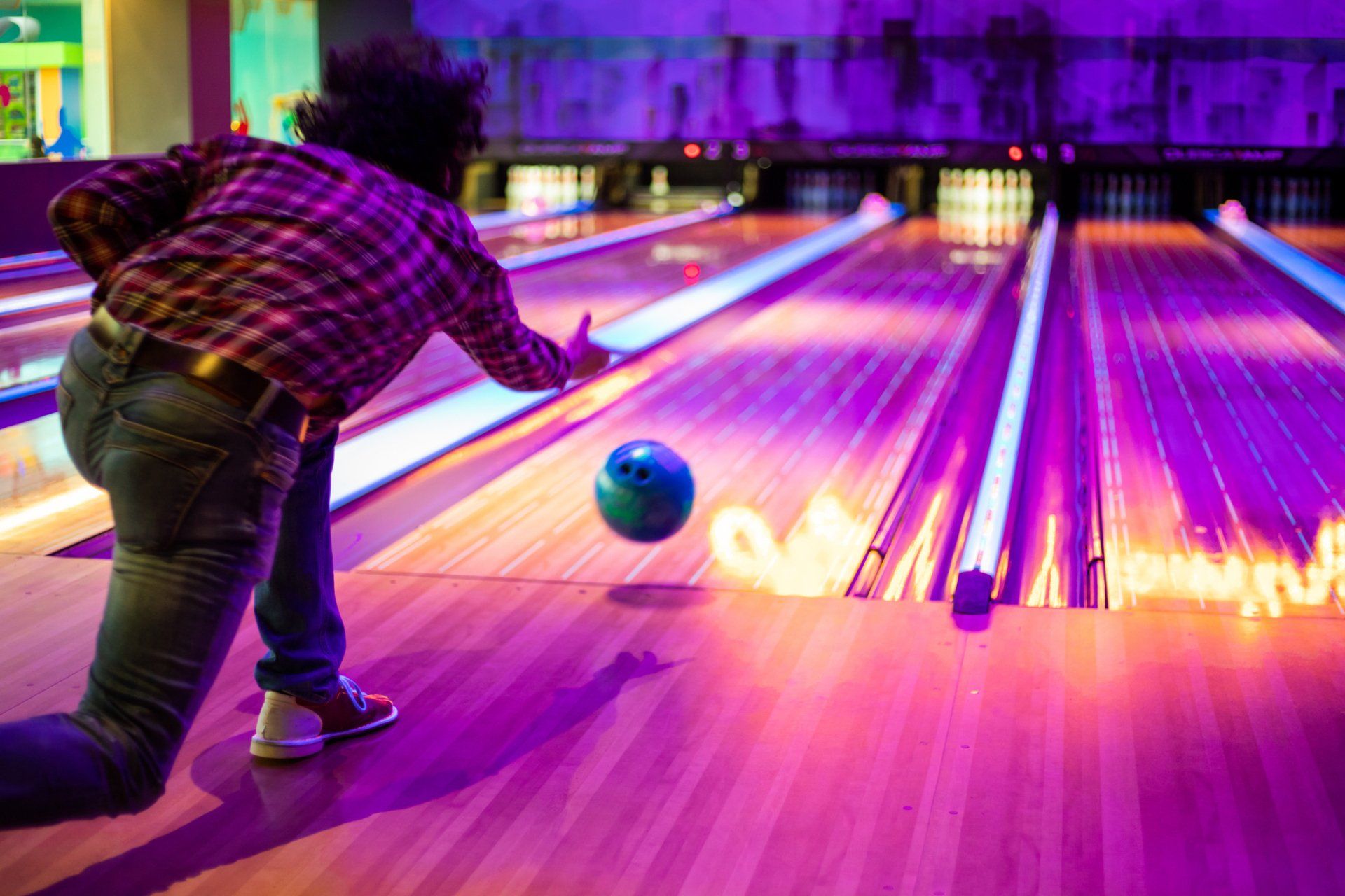 Man Playing Bowling — Medford, NJ — Medford Lanes
