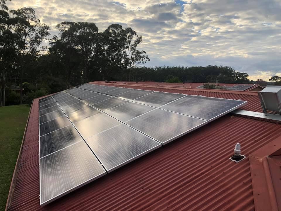 A Roof With a Lot of Solar Panels on It — Spot On Solar International in Lake Macquarie, NSW