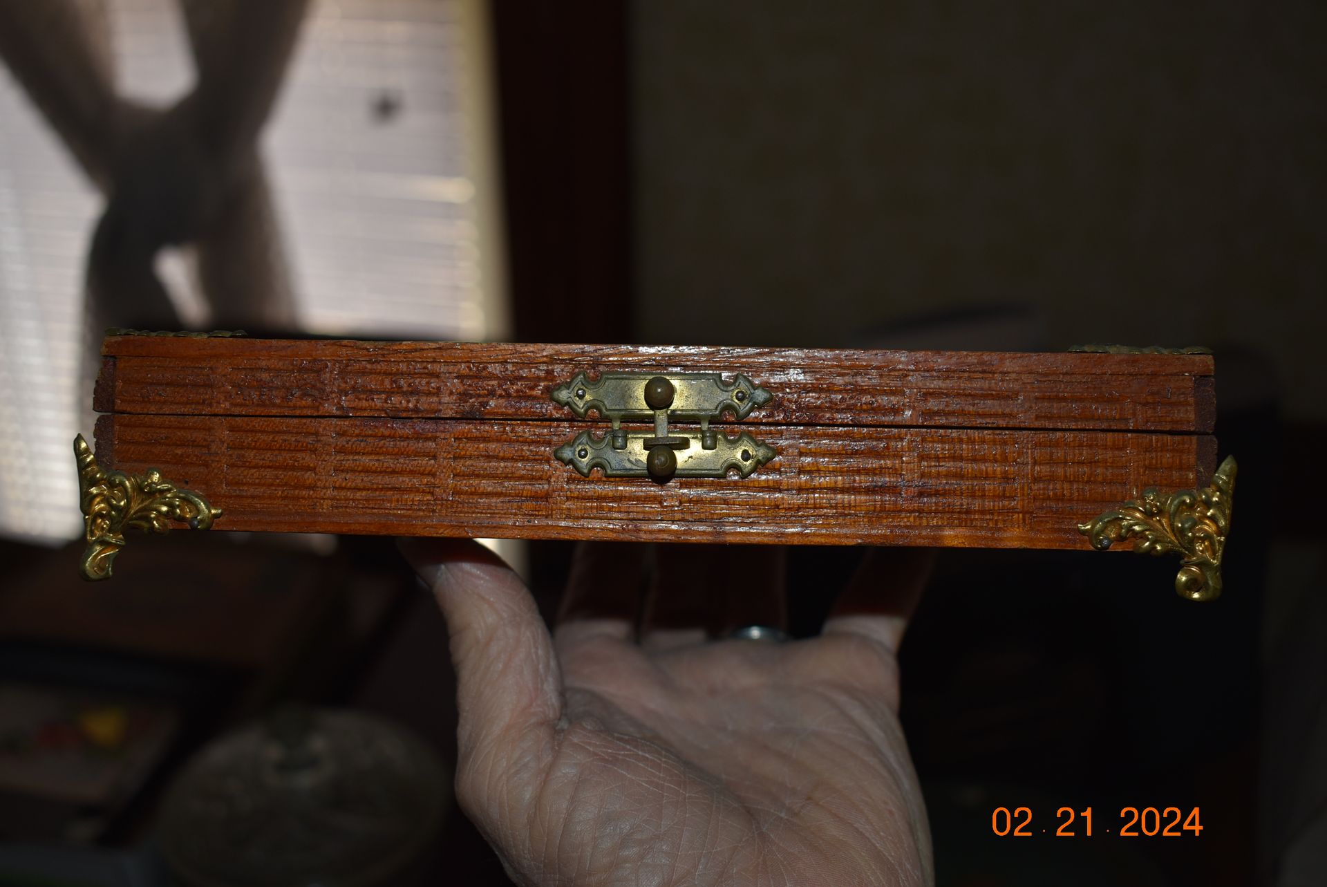 Antique cigar box.