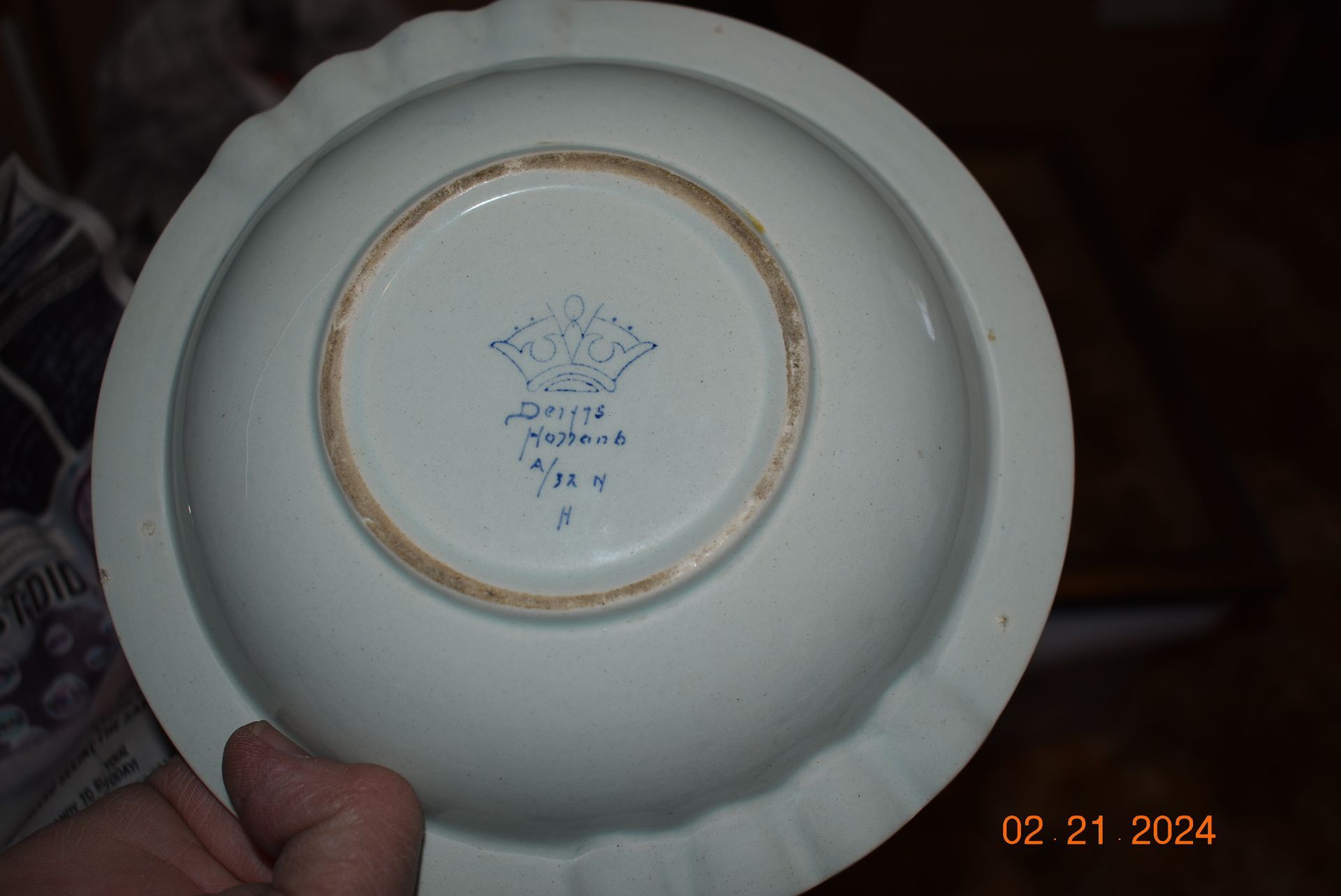 Antique plate