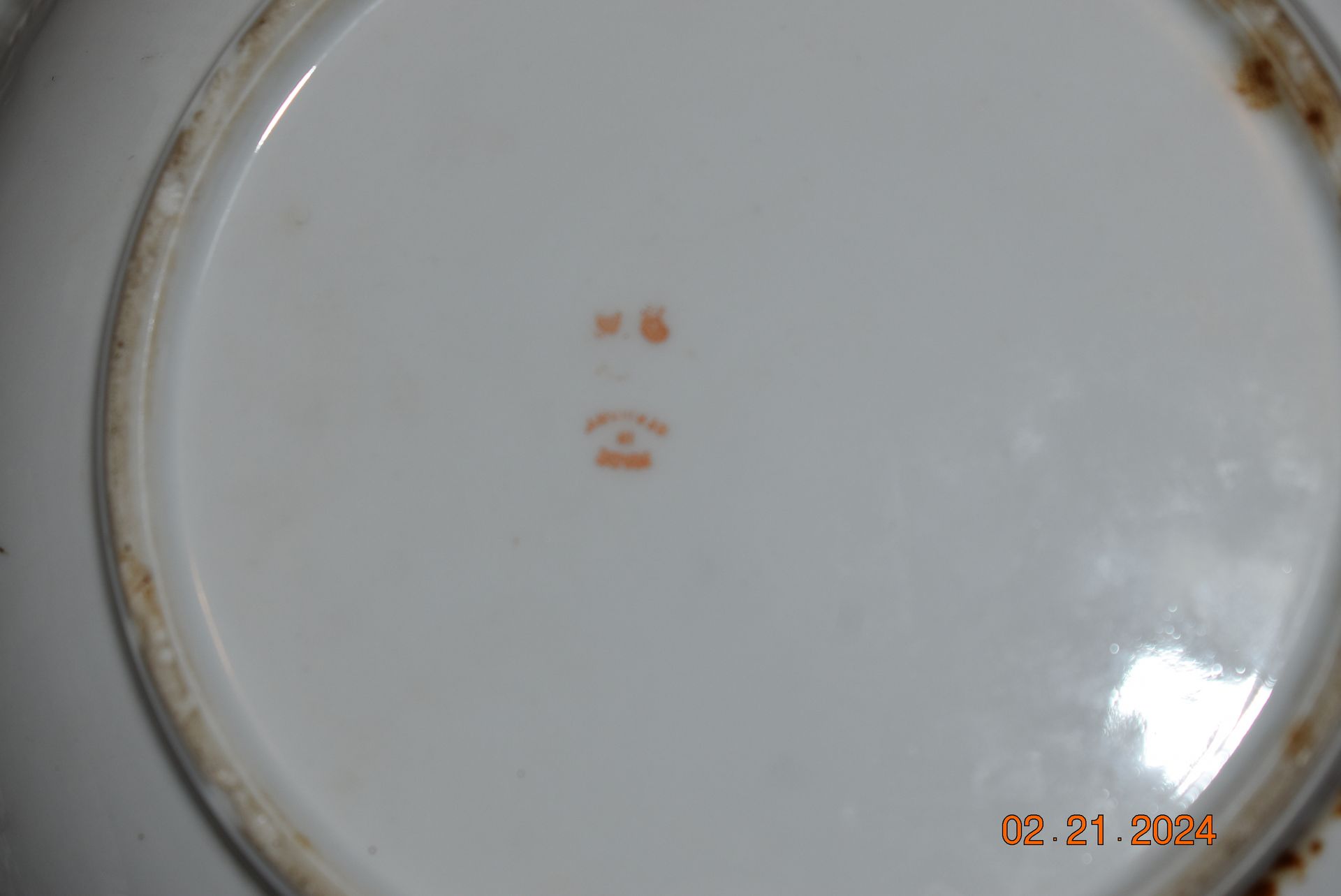 Antique plate.