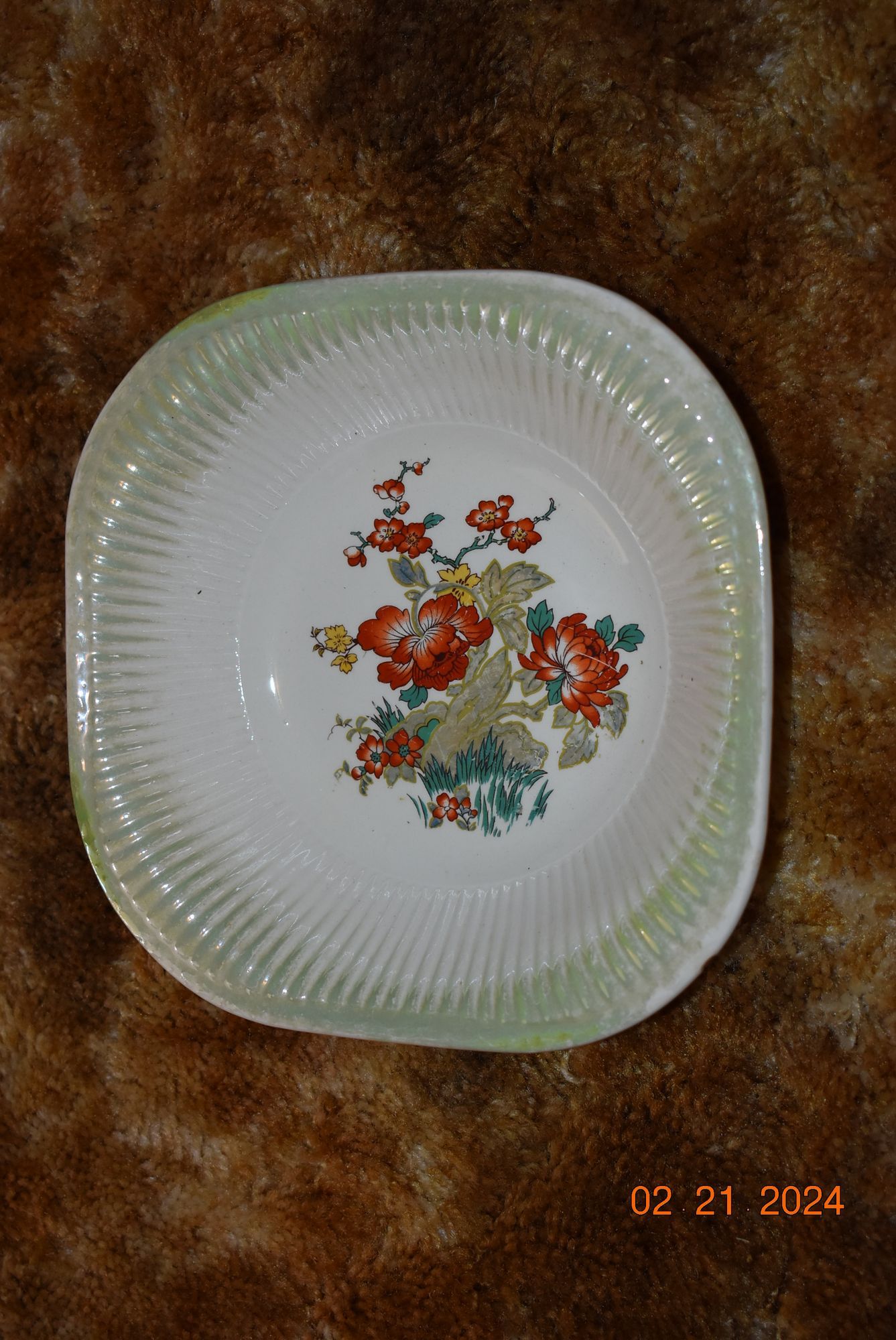Antique plate.