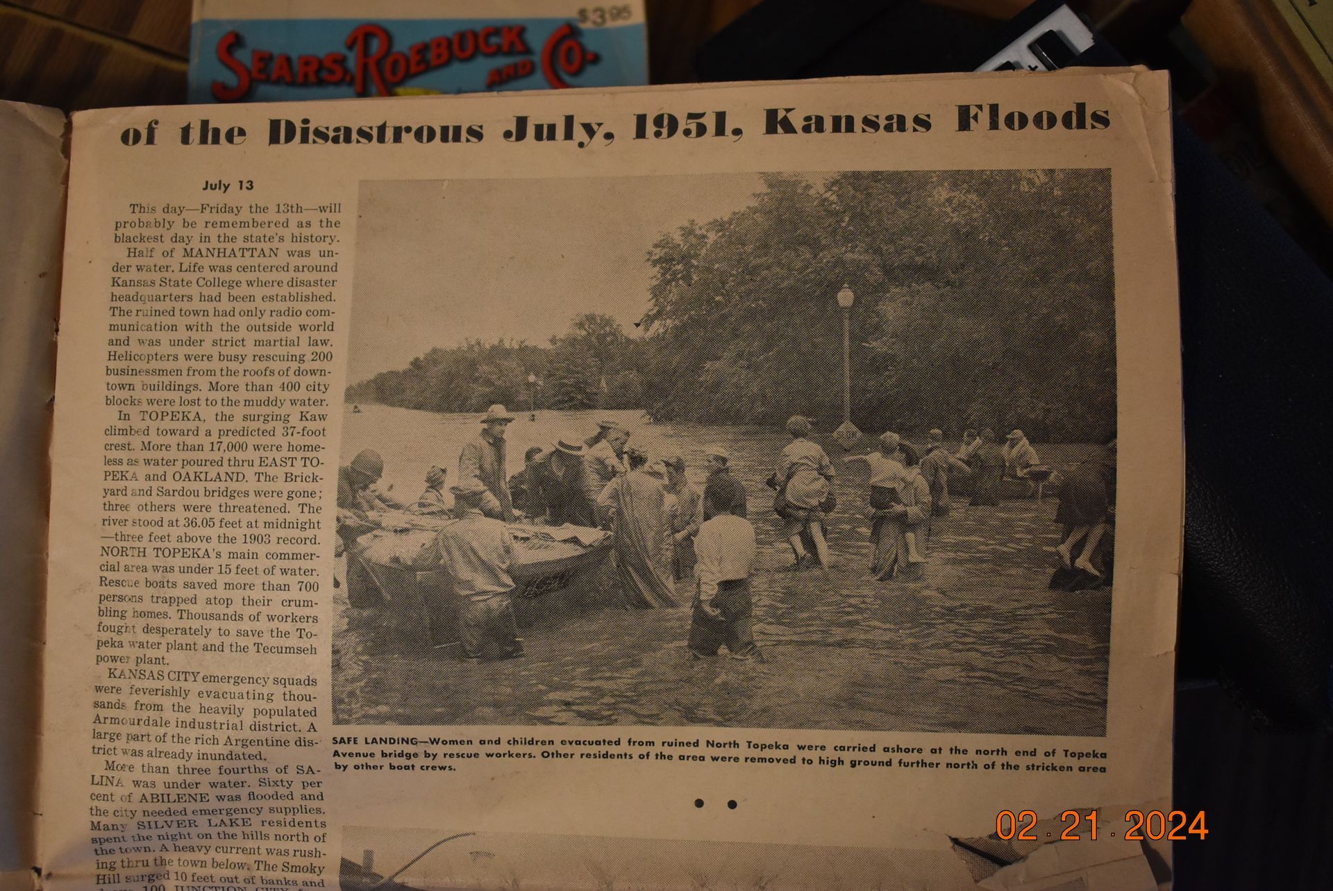 The Story of the 1951 Kansas flood