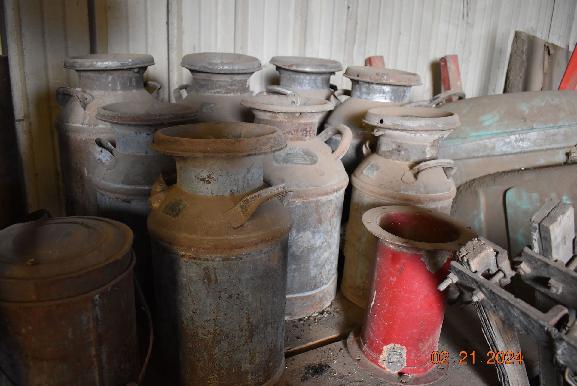 Steal creamery jugs