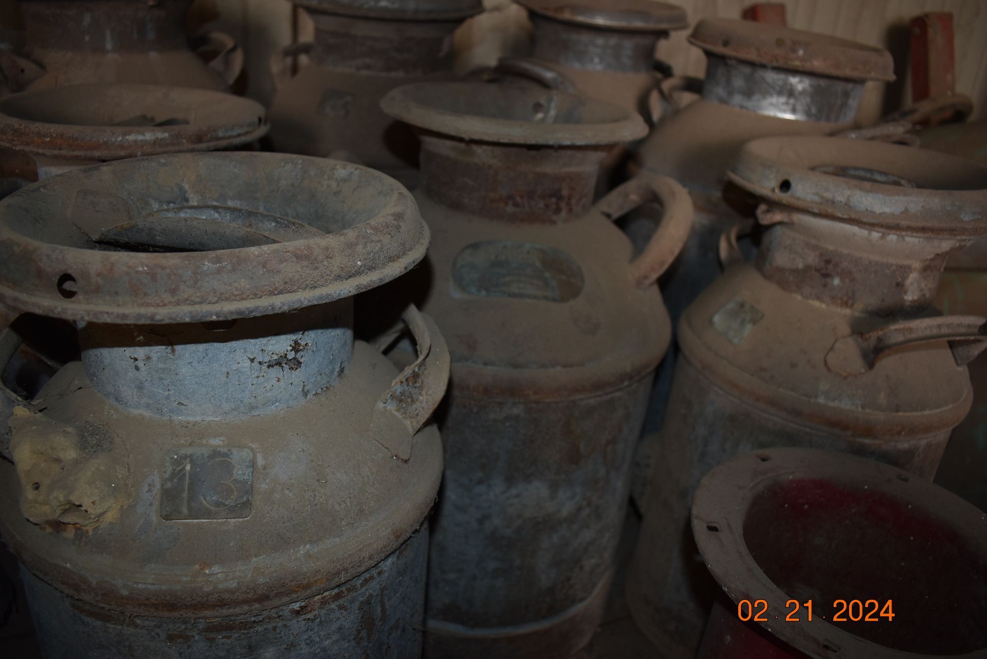 Steal creamery jug