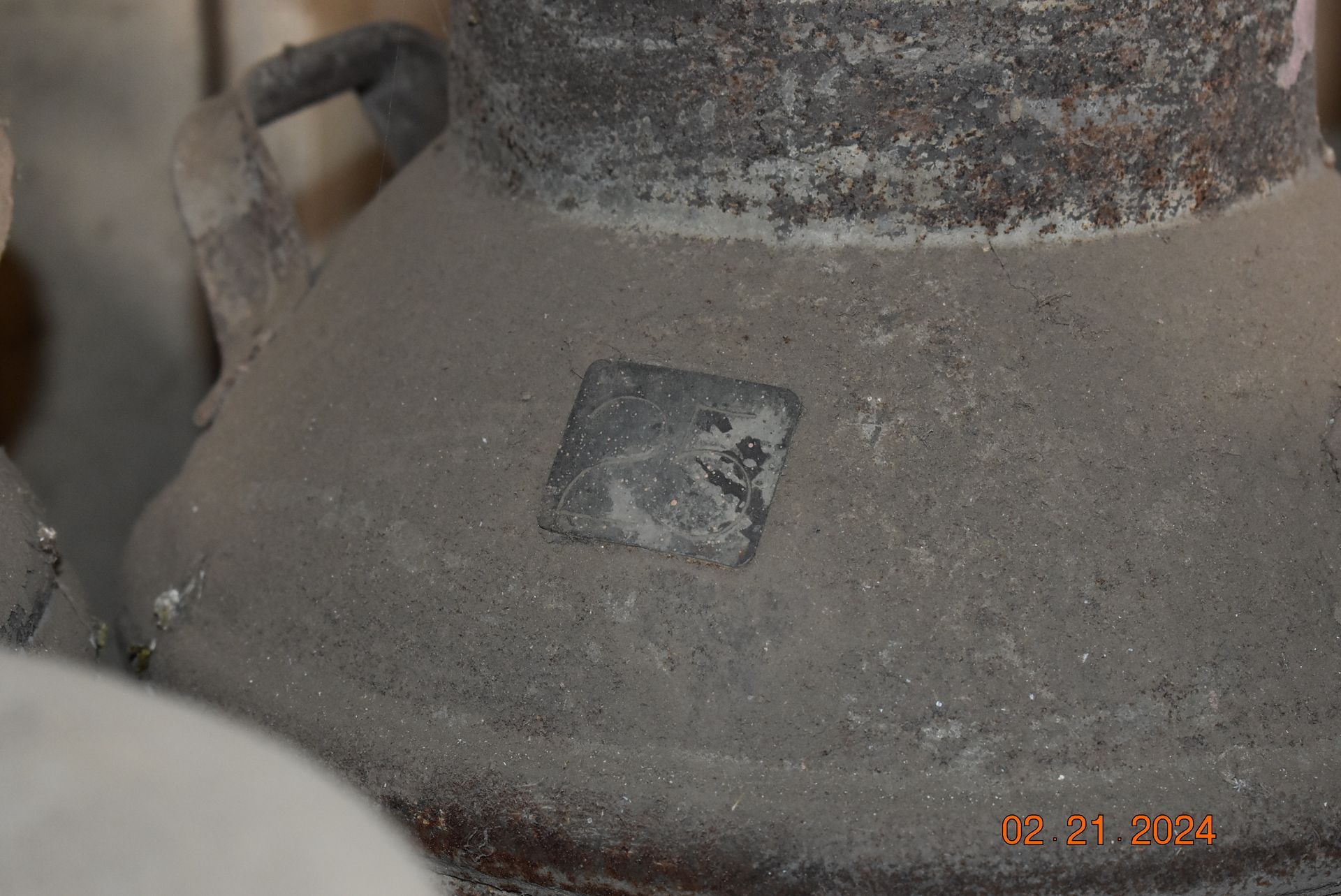 Steal creamery jug