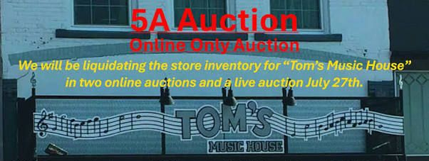 Toms Music House Estate Sale.